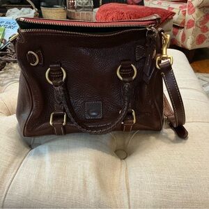 Dooney & Bourke pebbled leather satchel